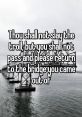 YOU SHALL NOT PASS bridge scene As you stand upon the ancient stone bridge, the of your pounding heart fills your ears. The