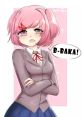 BAKA!! (Natsuki) The "BAKA!! (Natsuki)" echoes through the air, its sharpness cutting through the silence like a knife.