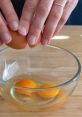 Crack Egg into Bowl The of a shell being cracked against the edge of a ceramic bowl is a familiar and satisfying noise. The