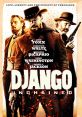 Django Unchained poster featuring Jamie Foxx, Leonardo DiCaprio, and Christoph Waltz, highlighting themes of vengeance and freedom.